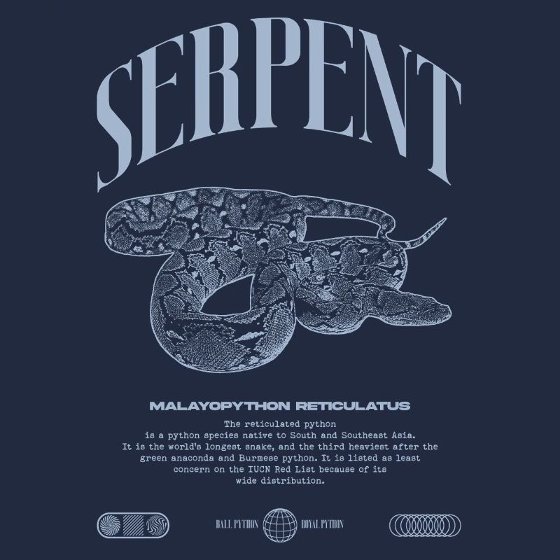Reticulated Python Reptile Keeper Streetwear