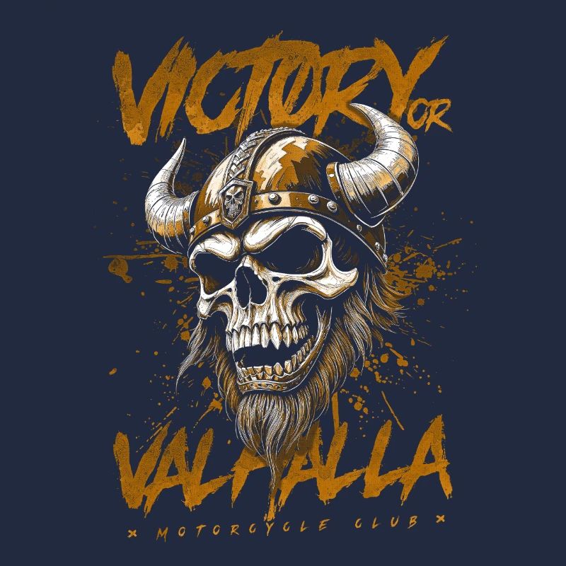 Motorrad Nordische Wikinger Sieg Oder Walhalla