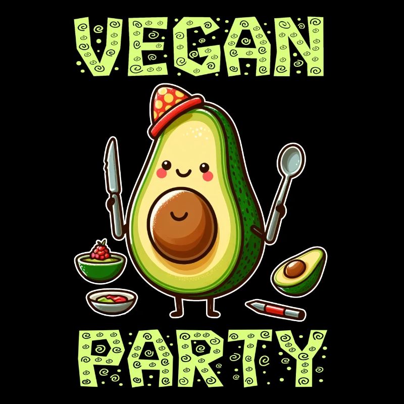 Vegane Avocado Essens-Party