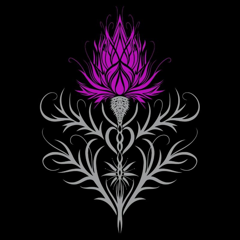 Distel Tattoo Chardon Ecossais Art Botanique