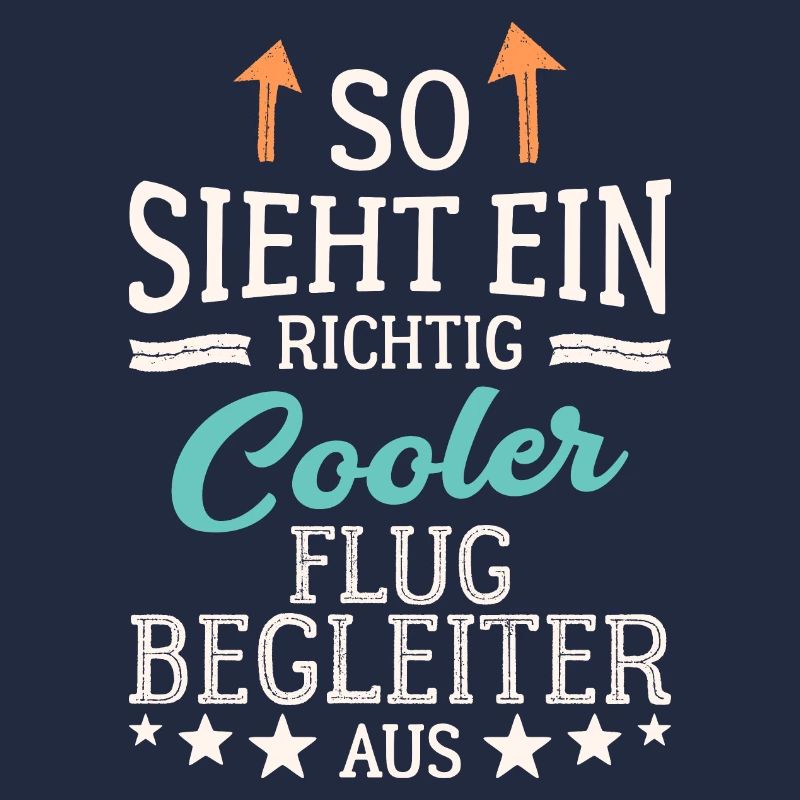 So sieht ein richtig cooler Flugbegleiter aus
