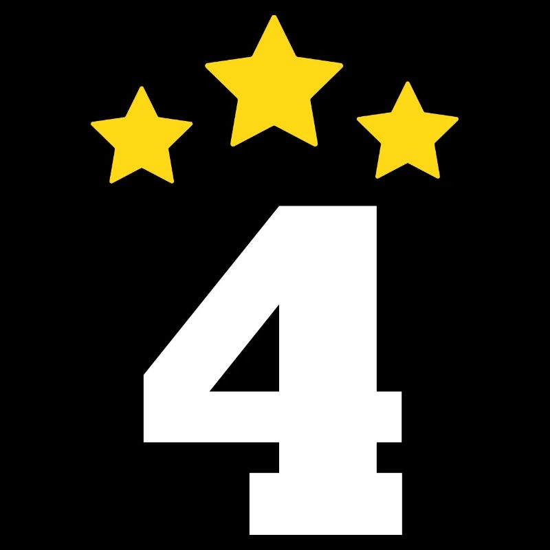 4 Jahre Stern - Geschenk zum 4. Jahrestag