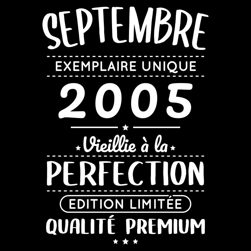 Anniversaire 20 ans - Septembre 2005 Perfection