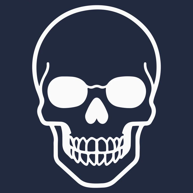 Minimalist skull design