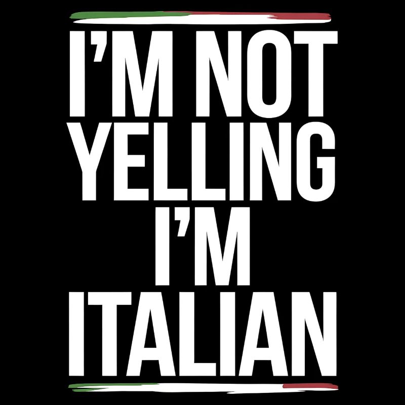 T-shirt graphique Bold Italian Pride