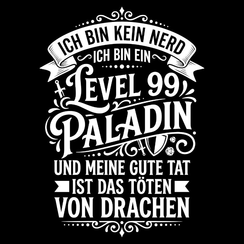 Level99 Paladin Drachenjäger Humor