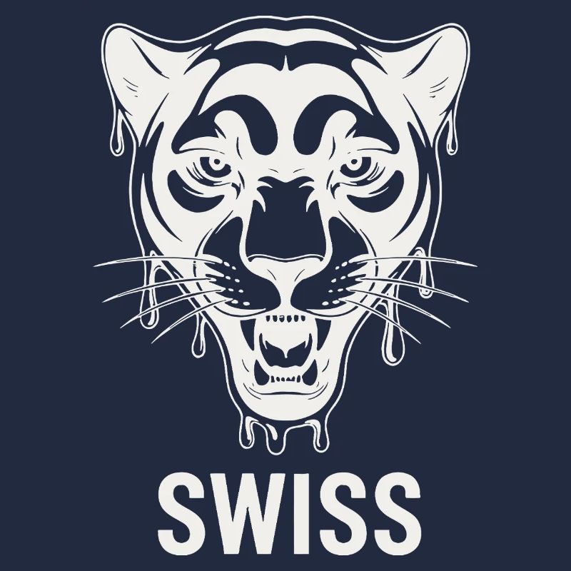 Tropfender Tigerkopf Schweizer Stil
