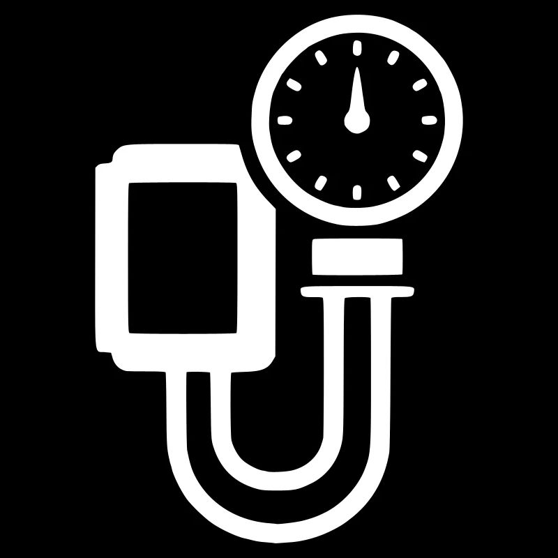 Blutdruckmessgerät Icon Medizin Pflege