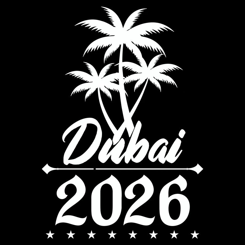Dubai 2026 Palmen Emblem