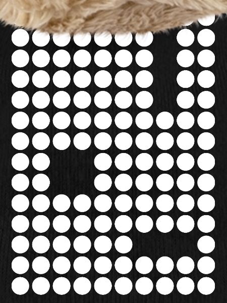 Dot Mosaic Geometric Grid