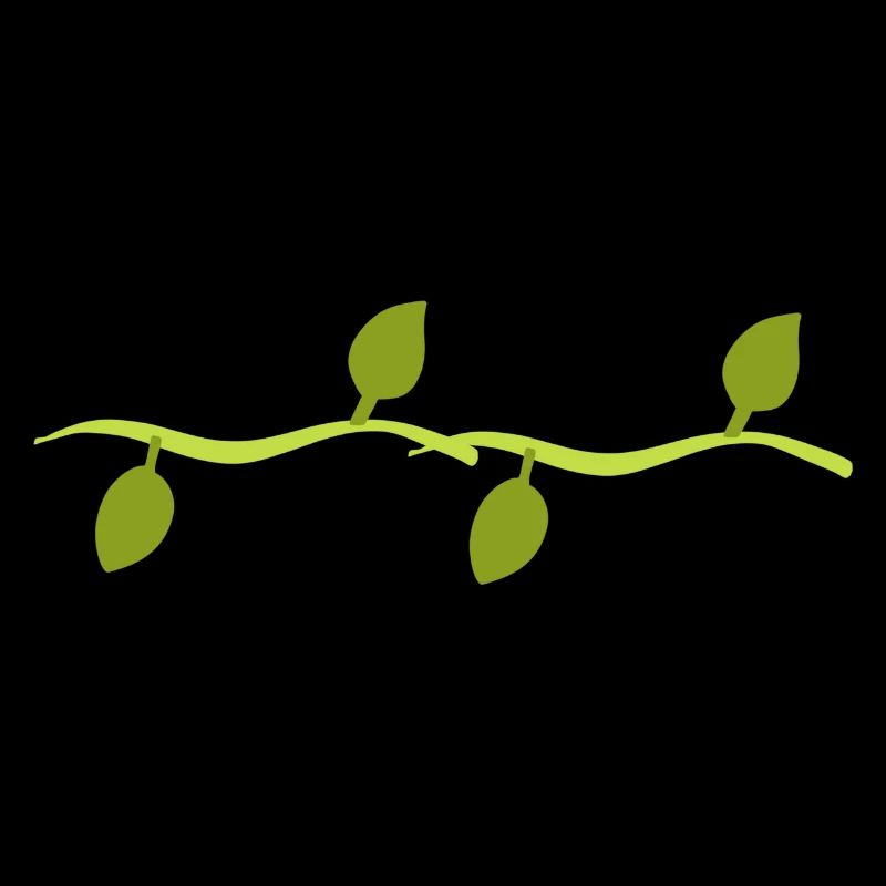 Four Leaves Line Nature