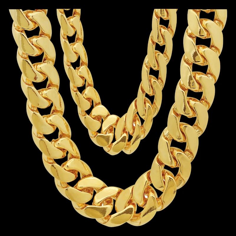 My double gold chain