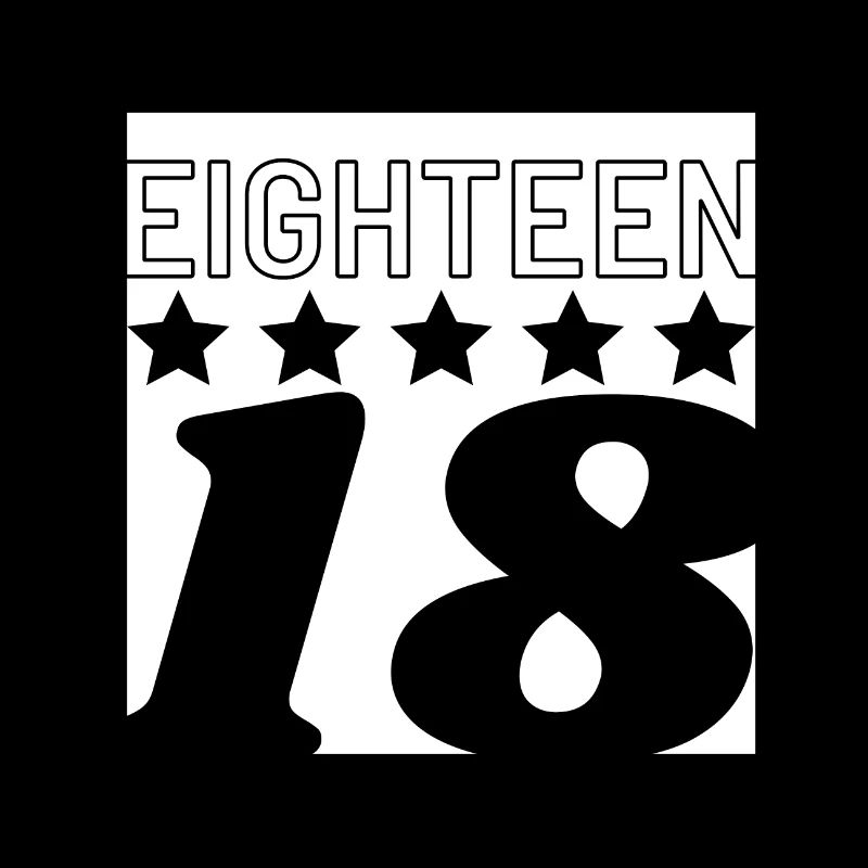 18. Geburtstag Geburtstagsgeschenk Eighteen 2023