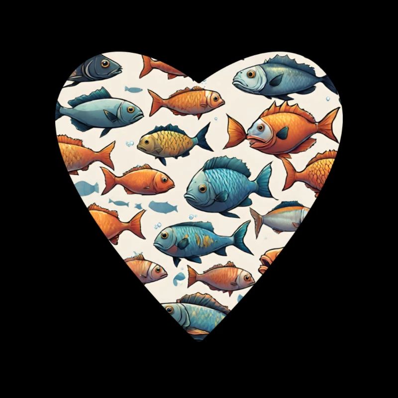 Aquarium Heart Underwater Treasure