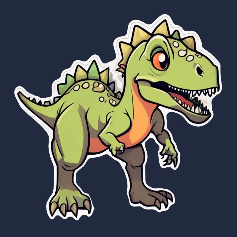 Karikatur-Dinosaurier