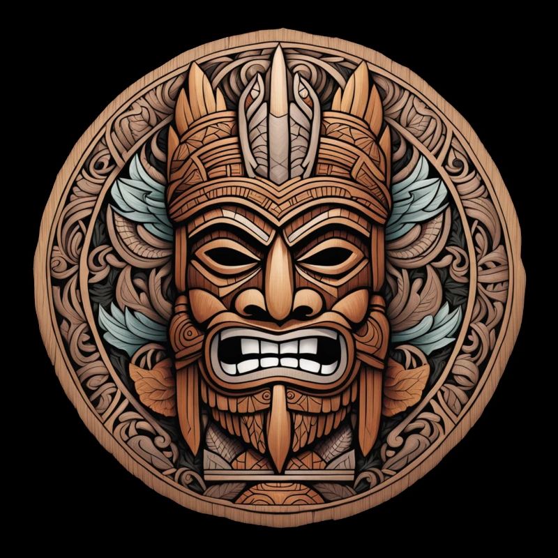 Tiki Beach - Polynesien Statue