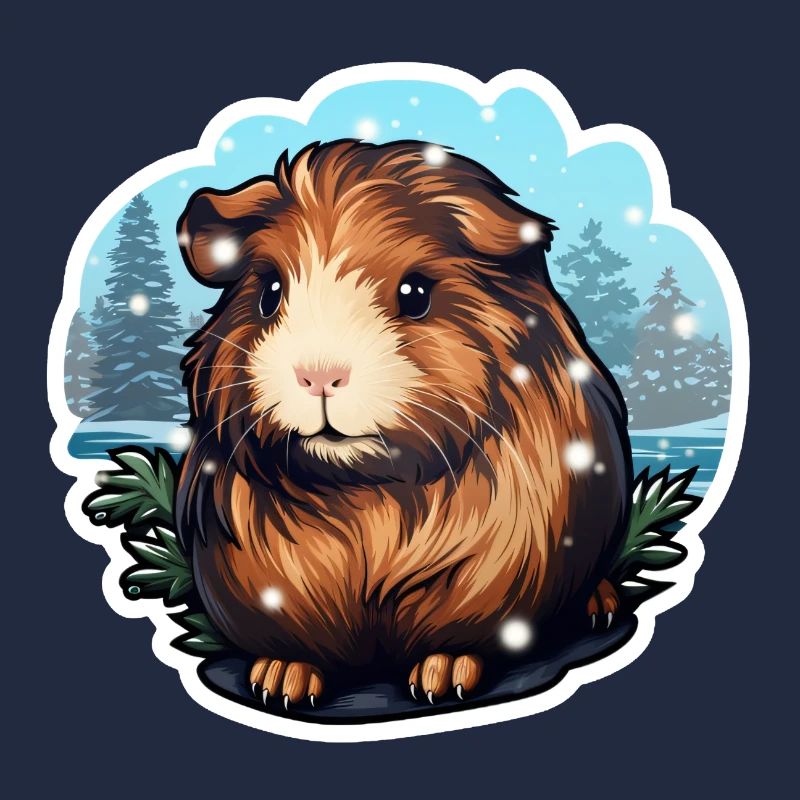 Cochon d’Inde d’hiver