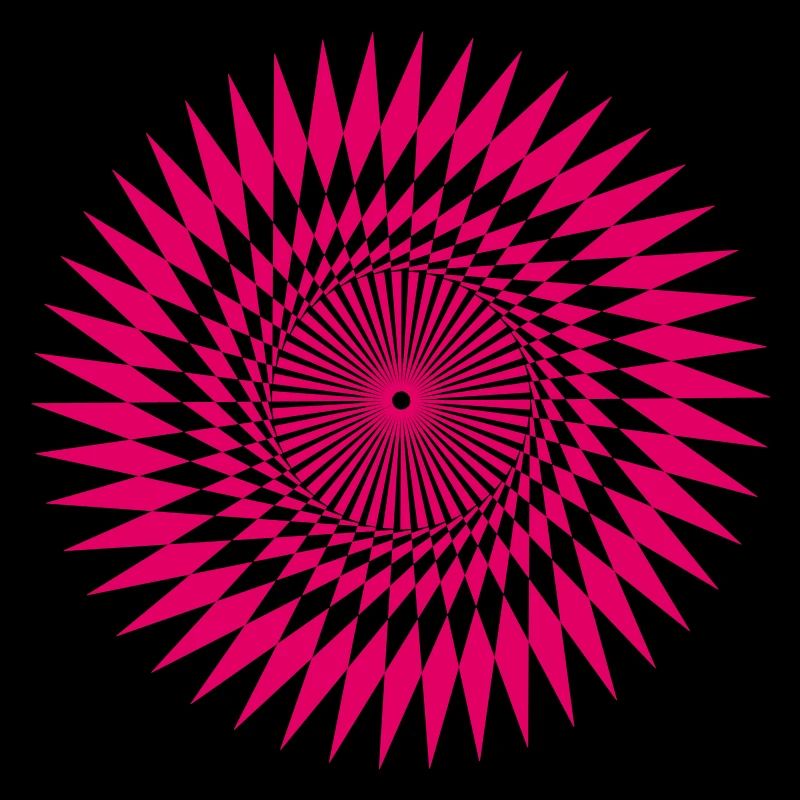 Illusion d’étoile dentelée Vectorgraphic