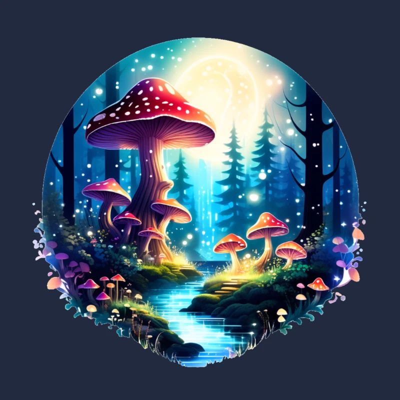 Paysage de forêt enchantée