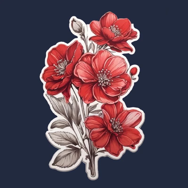 Schöne Rote Blume