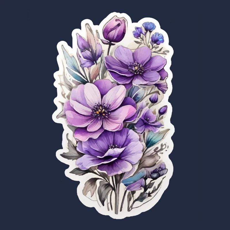 Fleur sauvage bleue