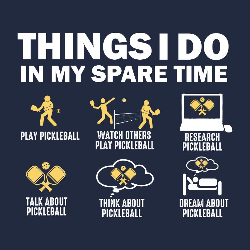 Dinge, die ich in meiner Freizeit mache: Pickleball