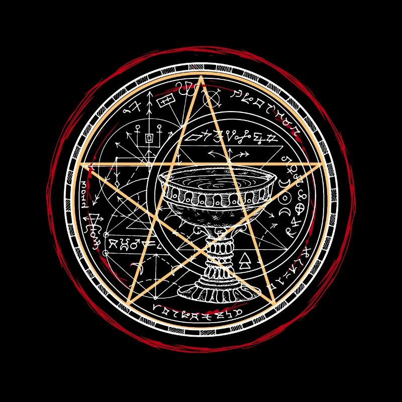 Pentagramm und Kelch