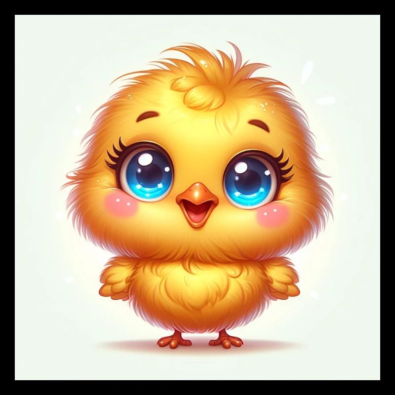 Sweet chick The cute chick with big eyes