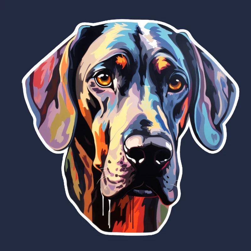 Danish Great Dane psychedelic