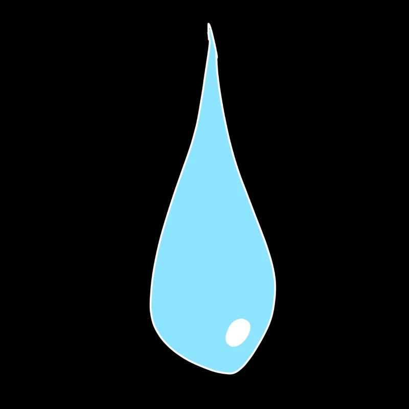 Eau de larmes triste
