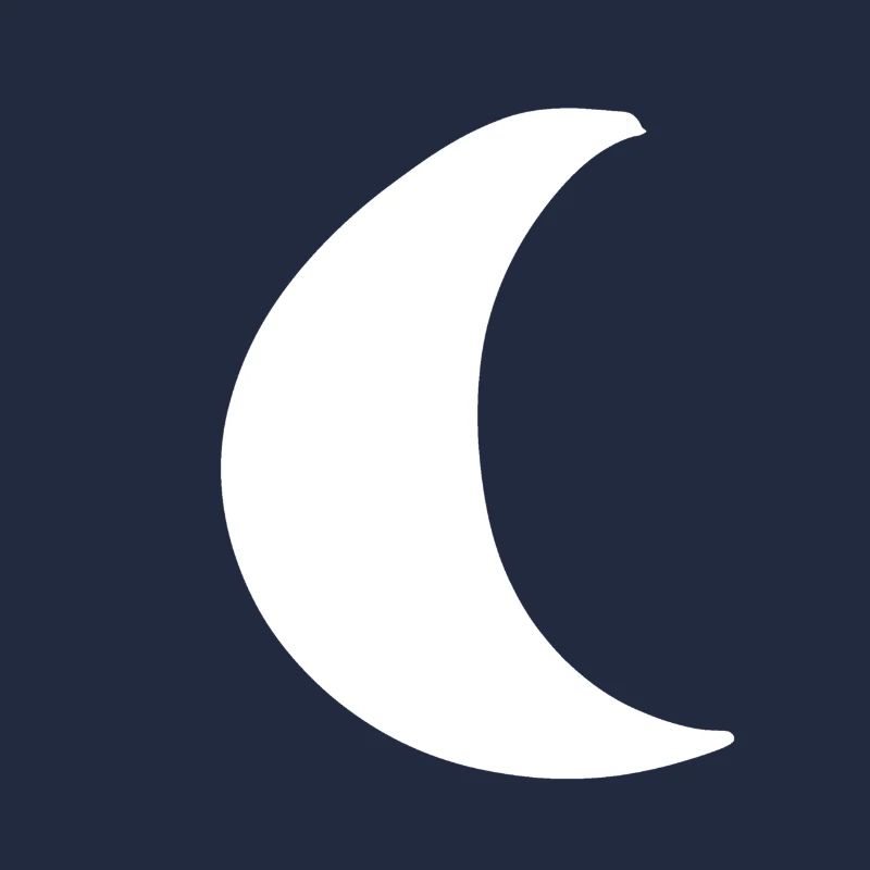 Moon Shape Planet Symbol