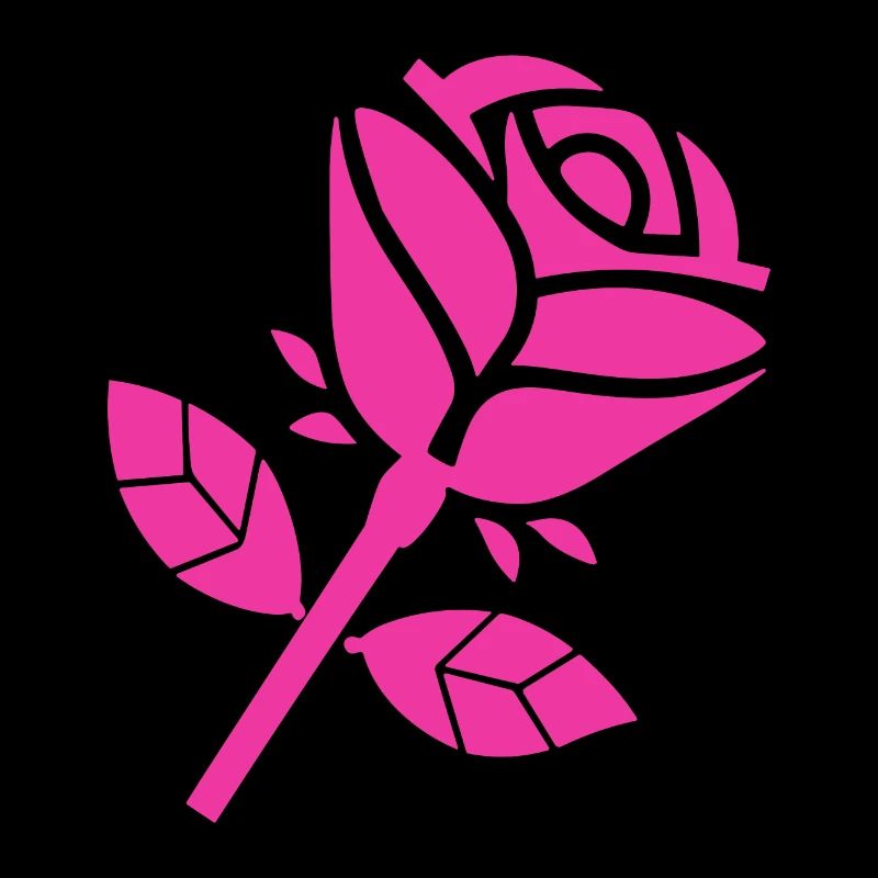 Abstract Rose Minimalist Roses Flowers