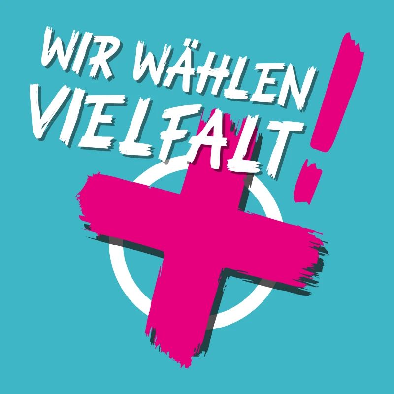Wir wählen Vielfalt! (CSD-Design 2024)