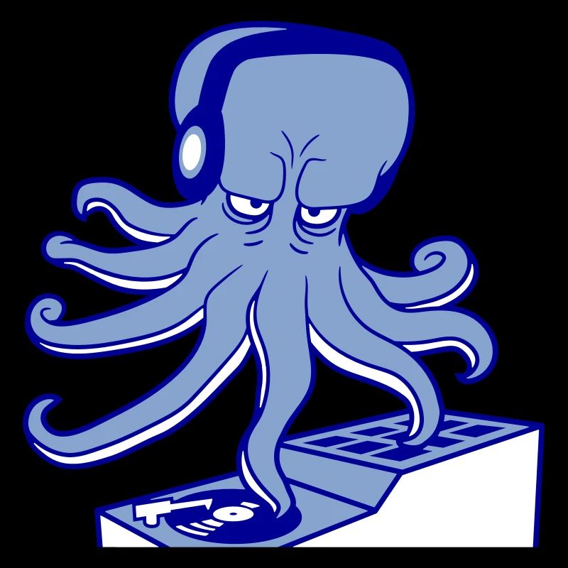 Kraken Monster DJ Squid Octopus Mixer