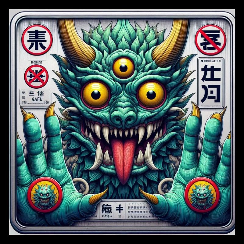 Japanisches Drachenmonster