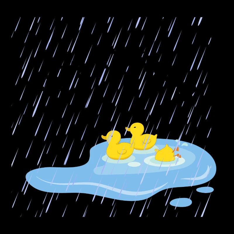 it's raining