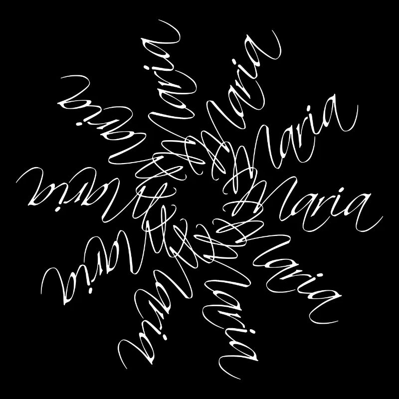 Mary's Name Name Mandala