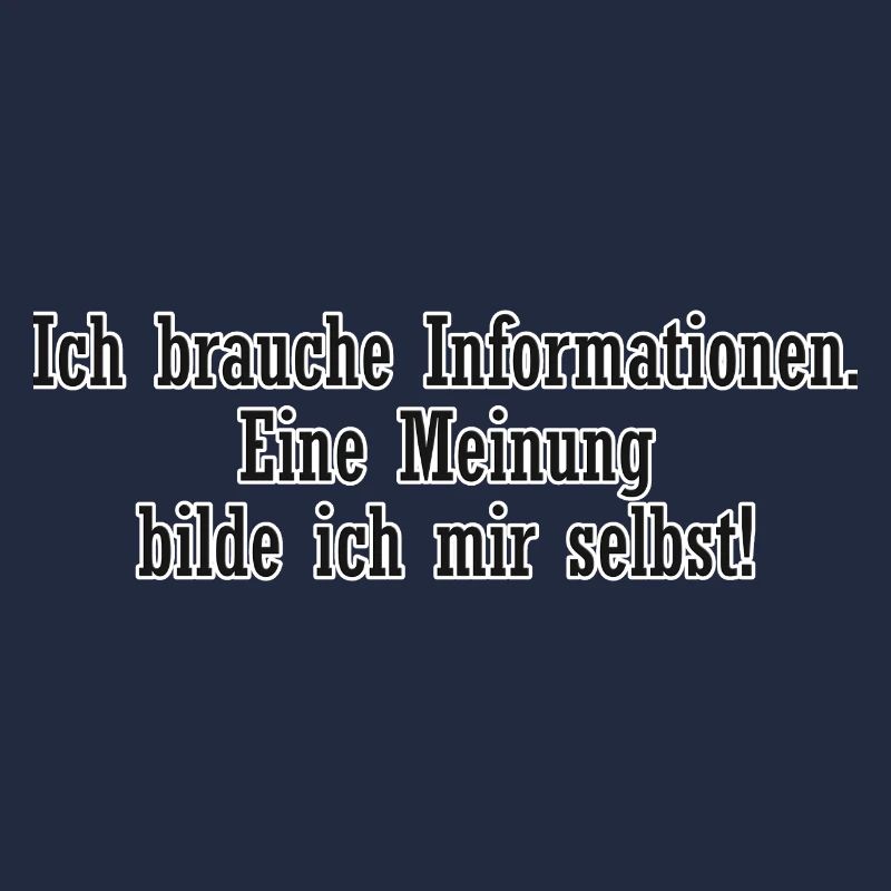 Ich brauche Informationen – Meinung selbst bilden