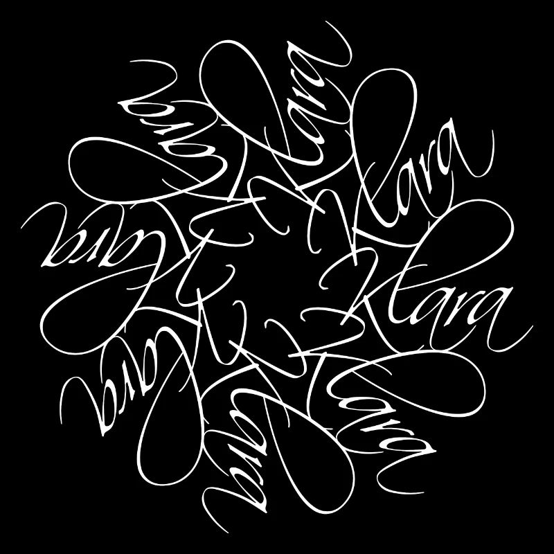 Klara Name Mandala