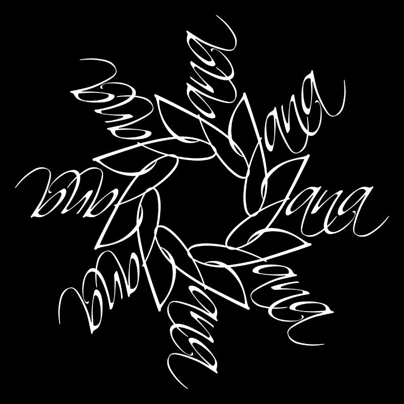 Jana Name Namensmandala