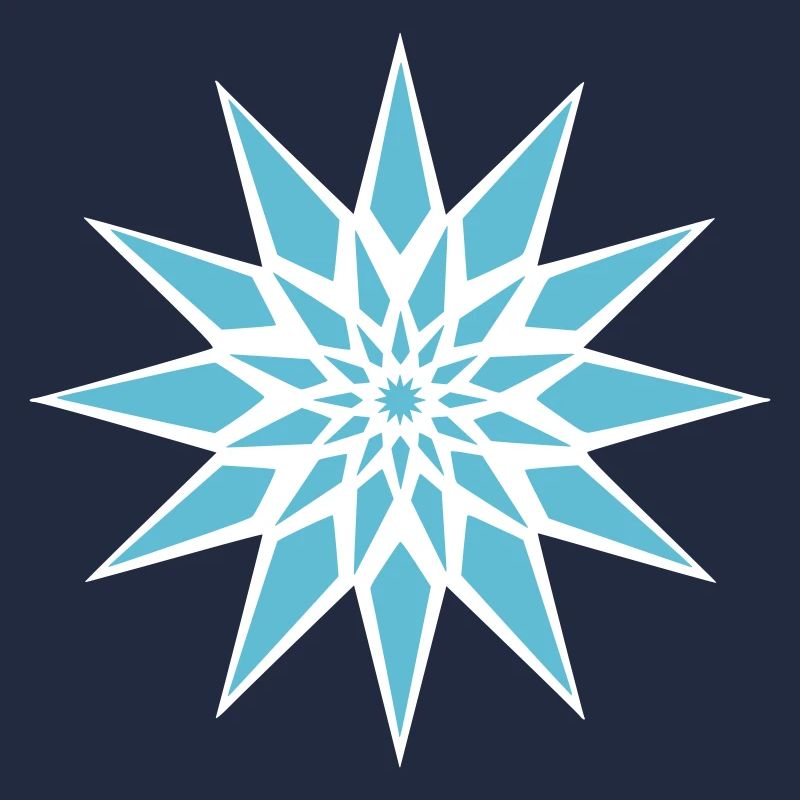 Cristal de glace étoilée