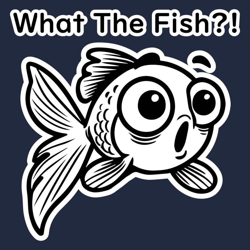 Shocked Goldfish - What The Fish Design