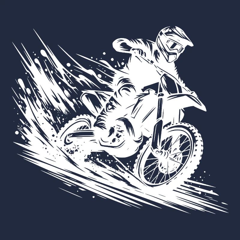 boue Offroad Enduro Aventure Dessin
