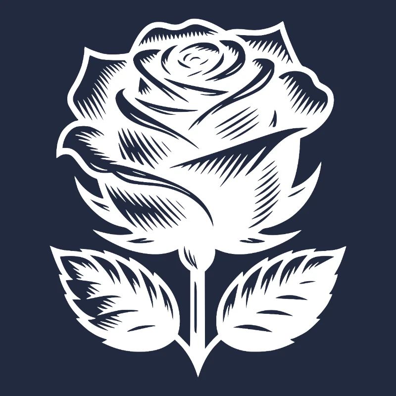 Rose décorative Motif de rose élégant