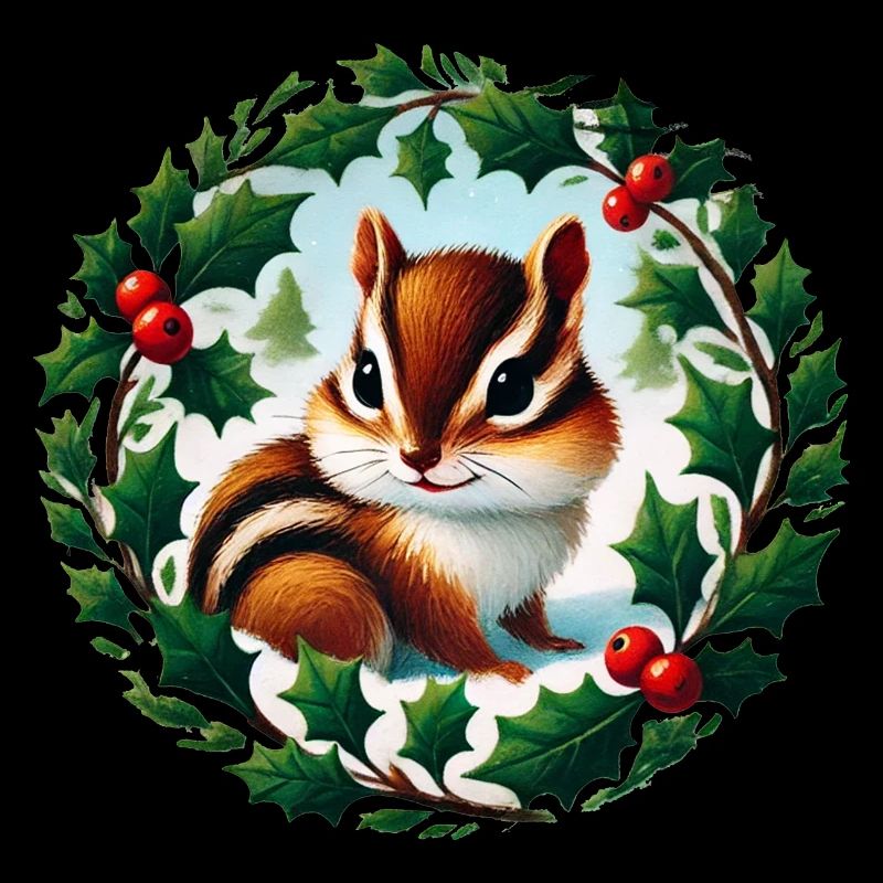 Tamia de Noël mignon