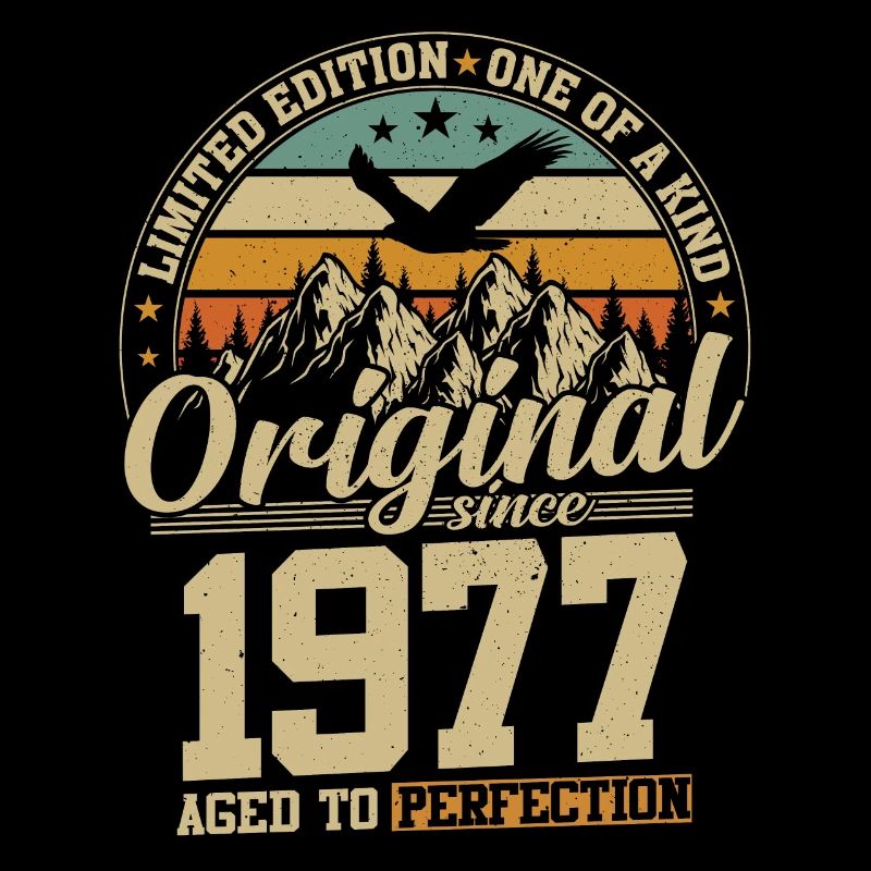 47 Jahr 1977 Geburtstagsgeschenk Limitierte Auflage
