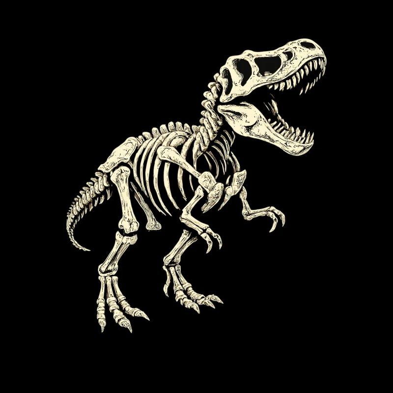 Squelette de T-Rex – Conception de fossiles de dinosaures