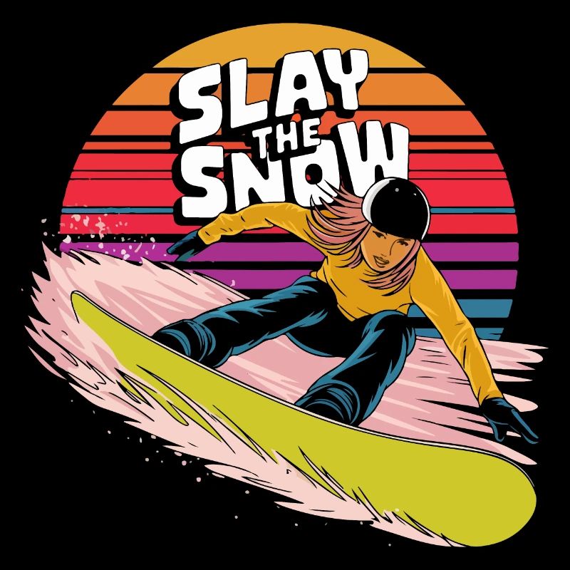 Lege das Snow Snowboarder Design