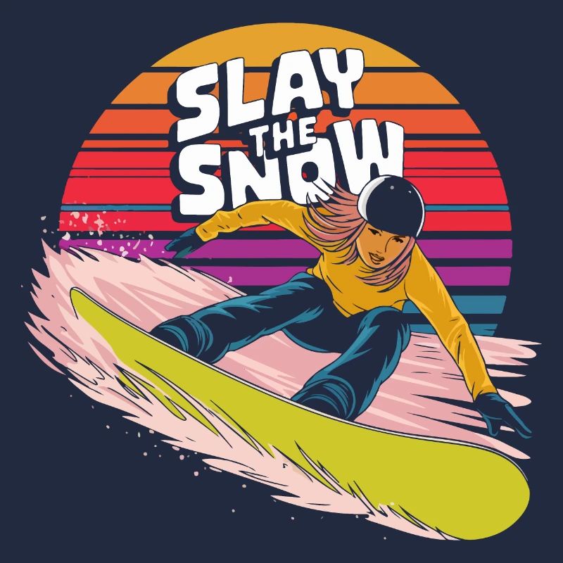 Lege das Snow Snowboarder Design
