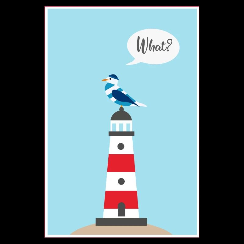 Phare - Mouette - Bande dessinée - Cadeau